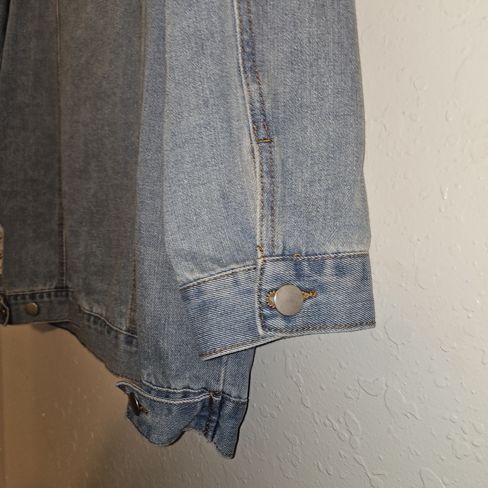 Fashion Nova Light Blue Denim Jacket - Picture 6 of 11